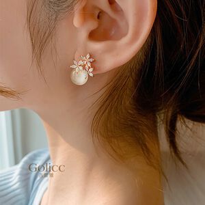 【Gulicc】古莉可 耳環 貓眼三花耳釘