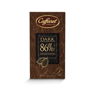義大利Caffarel 86%黑巧克力片 80g