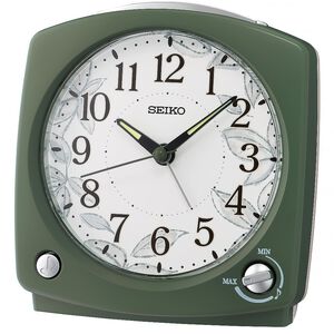 SEIKO 精工 自然風 滑動式秒針鬧鐘 可選鳥鳴/音樂/嗶嗶 QHP012M
