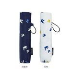 【周周生活】雨傘 現貨 折疊傘 口袋傘  遮陽傘 陽傘 燕子飛舞 摺疊傘 輕量傘 晴雨傘 防潑水 抗UV 傘 快速出貨, , large