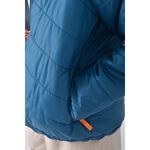 (S) the north face質感連帽藍色外套二手衣, , large