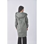 (L) moussy連帽綠色外套二手衣, , large