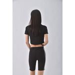(S) adidas運動緊身黑色短褲二手衣, , large