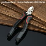 【deli tools】 6" Diagonal Cutting Pliers PRO Series, , large