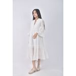 (S) 【國泰航空永續合作】tiny elfy質感白色洋裝二手衣, , large