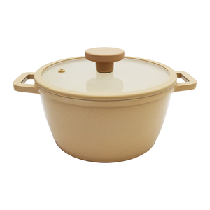 日本金太郎 Latte 陶瓷強化層IH兩手鍋-20cm-2支