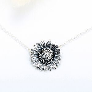 【Angel & Me】向日葵 Sunflower s925 純銀 項鍊 生日 畢業 週年 情人節 禮物