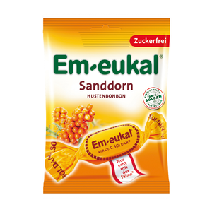 Em-eukal Hustenbonbon (sugar free) Sea buckthorn