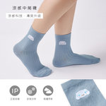 三麗鷗 史奴比 大耳狗涼感中筒襪【ONEDER 旺達棉品】CN-CL301, , large