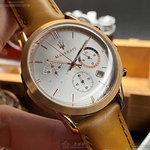 [星晴錶業]MASERATI手錶,44mm,R8871633002白色錶面玫瑰金錶殼咖啡色真皮皮革錶帶款, , large