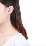 【Angel & Me】極簡 幾何 大 圓圈 光圈 一對 s925 純銀 耳環 耳夾 情人節 禮物, , large