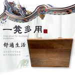 金德恩 GS MALL 台灣製造 榫卯式橡膠木板凳 椅凳 凳子 矮凳 木質凳 茶几凳 板凳 木板凳 橡膠木板凳 榫卯式板凳, , large