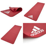 ADIDAS 訓練輕量防滑運動墊 7MM 瑜珈墊 輕量 防滑 運動瑜珈 墊子 ADMT-11014 【樂買網】, 11014GR 黑, large