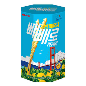 LOTTE PEPERO 夏日柑橘脆粒風味餅乾棒 132g