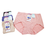 大尺碼萊賽爾蕾絲邊高腰女內褲-7948-Q(2XL)-6件, , large