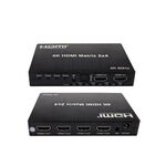 昌運監視器 HD-MT204-4K  4K HDMI二進四出矩陣器 可將4路HDMI輸出顯示同一或不同的高清影像, , large