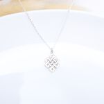 【Angel & Me】Endless love s925 sterling silver necklace birthday gift, , large