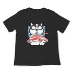 JZ TEE Husky & Cat-I Miss You Graphic Tee, , large