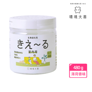 環境大善 善玉活性水(KIE-RU) 室內用果凍型 薄荷味 480g