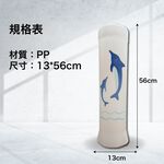 GS MALL 台灣製造 滾筒衛生紙收納筒 紙巾收納桶 紙巾置物盒 捲筒衛生紙收納 紙巾架 海豚造型 衛生紙收納, , large