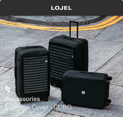 【LOJEL】Luggage Cover CUBO 擴充行李箱套 - 26吋