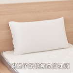Silver Ion Memory Pocket Spring Pillow, , large