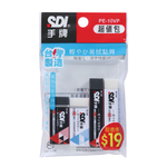 【SDI 手牌】輕感 易拭型 黏屑型 筆擦 橡皮擦 超值包 4袋入/組 PE-10VP, , large