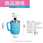 PERFECT 理想牌 極緻316不鏽鋼雙層隔熱杯 8cm粉藍-Leidea樂德兒, , large