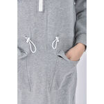 (S) moma質感棉質高領灰色洋裝二手衣, , large