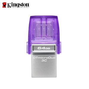 【Kingston】DataTraveler MicroDuo 3C 64G USB 3.2 Gen1 隨身碟 讀取速度 200MB/s