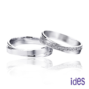 [ides愛蒂思] 珍愛系列 情人對戒/結婚對戒 (戒圍請於訂單備註)