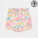 【SOLO Vintage】LCW Girls Tropical Beach Shorts Made in Turkey 3-4y, , large