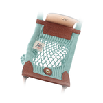 LONGCHAMP XS號 LE PLIAGE FILET 二用漁網包/潟湖藍, , large