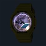 CASIO 卡西歐 G-SHOCK 摩登綠 八角女錶 GMA-S2100GA-7A, , large