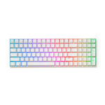 [樂維科技]RK100 96% 藍牙三模無線機械鍵盤 紅軸 RGB 白色, , large
