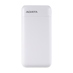 【ADATA 威剛】C100 白色 行動電源 10000mAh QC/PD 快充 薄型行動電源, , large