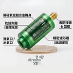 水分雜質乾燥過濾器2分通用-綠色, , large
