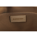 BURBERRY 經典深格紋及牛皮大款拉鍊相機包/栗子色, , large