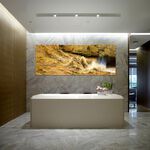 【御畫房】黃河頌之七 國家一級畫師手繪油畫60×120cm(VF-43), , large