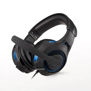 E-BOOKS S94 雷霆立體聲頭戴耳機麥克風 40mm驅動 單耳麥克風可調 靠譜降噪皮革耳罩 配2轉1AV音源轉接線