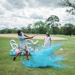 Gender Reveal Golf Ball Set – 1 Pink + 1 Blue Powder Ball, , large