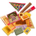 【金發財金紙】簡單普渡公金+好兄弟-含普渡旗香組(中元普渡專用), , large