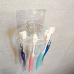 [Beargood sticker] Shell Toothbrush Holder (Wall-Mounted), , large