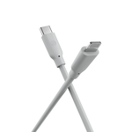 [OneMore Co., Ltd.] Allite 1.5M Liquid Silicone Charging Cable (USB-C to Lightning) Cool Mist Gray, , large