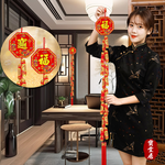 八角鞭炮新年吊飾2入3組#103(新春過年掛飾/流蘇立體開運掛飾/開運招財/入厝/新婚室內裝飾掛件), , large