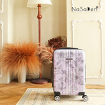NaSaDen [ Violets ] 22" Carry on Zipper Luggage, , large