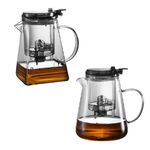 【APEX】高硼矽玻璃飄逸壺1000ml 四方款, , large