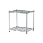 【Y HOUSE】60x45x60cm Lightweight Two-layer Iron Rack Iron Rack Shelf-Electroplating, , large