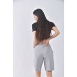 (S) uniqlo高腰運動質感棉質灰色短褲二手衣, , large