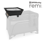 【UPPAbaby】Remi多功能嬰兒床(黑色啞光)+尿布台+贈置物袋, , large